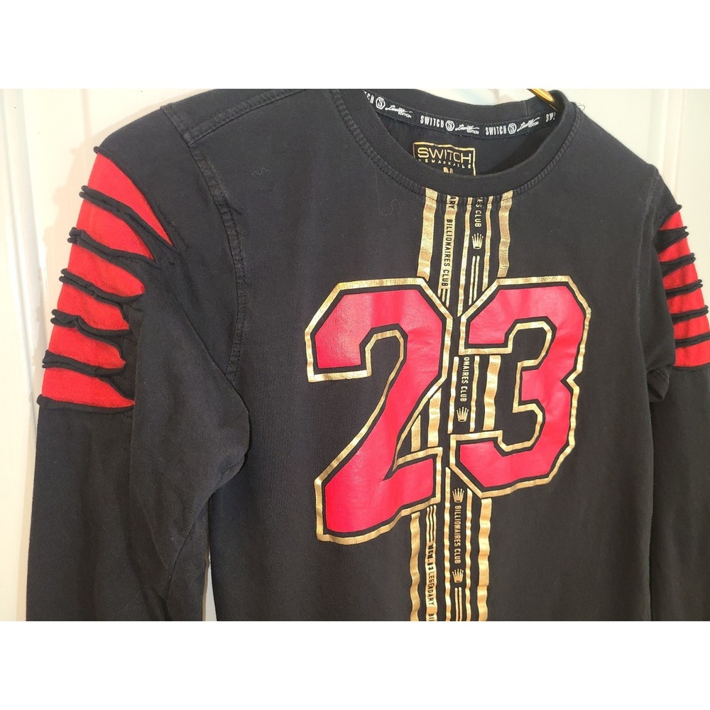 Switch‎ Remarkable Kids M (10-12) Billionaires Club No 23 BLACK RED RIPS